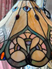 Colour Creation Timeless Serenity Tiffany stained glass lamps
