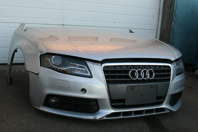 Audi A4 (B8) (Typ 8k) Hid Front End Nosecut Silver (2009-2012) in Auto Body Parts in Calgary - Image 3