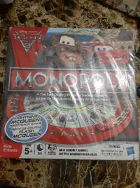 Monopoly Flash McQueen Les Bagnoles Complet Comme Neuf
