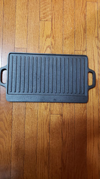 REVERSIBLE CAST IRON GRILL/ GRIDDLE