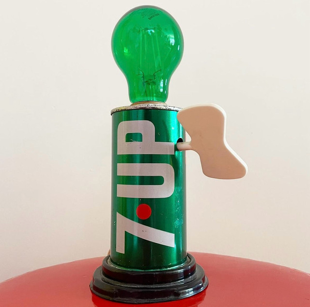 7-Up Can Lamp in Arts & Collectibles in Hamilton