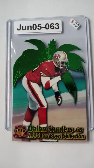 1995 Pacific Crown Royale Pro Bowl Die Cut Deion Sanders 16 card, View more