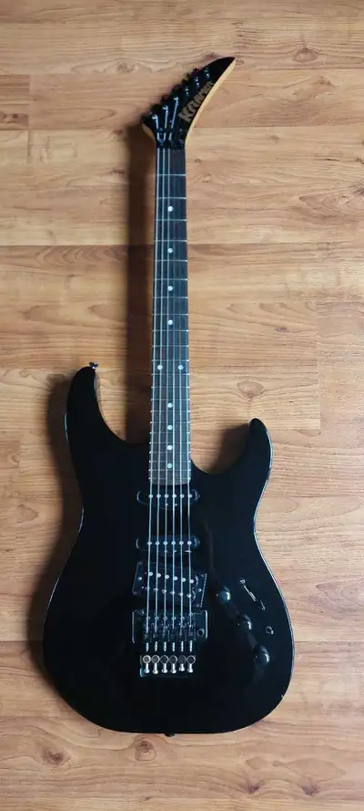 1986 Kramer - Focus 6000 Electric Guitar -Black- Made In U.S.A, View more