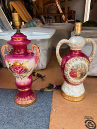 Two Victorian-Style Lamps