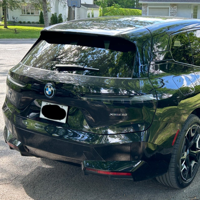 BMW IX xDRIVE50 2024 BLACK SAPPHIRE 12680 KM — photo 4
