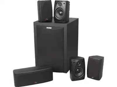 Polk 5.1 home theater speaker set, View more