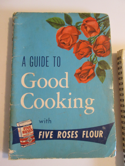 each cook book 15$ a nice addition to your vintage kitchen / blue is 1962 / white is Centennial edit...