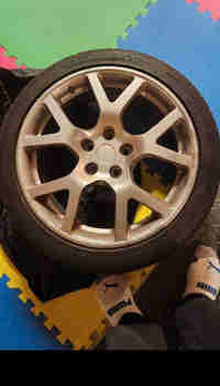 Altima SE-R rims Michelin Pilot Super sport tires 235 40 18