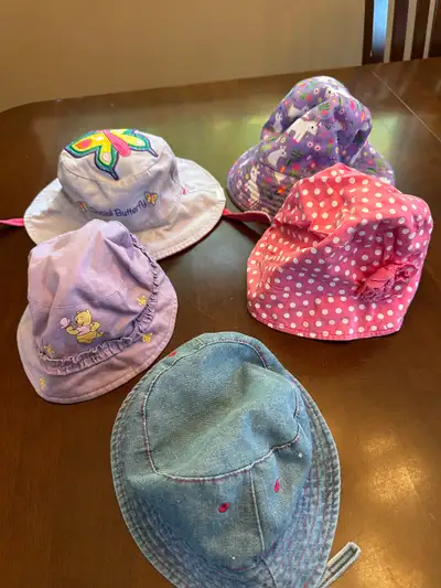 1-3 years Girl’s hats sunhats- $10 for all - flapjack kids, View more