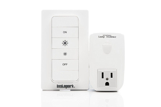 Wireless Remote Electronics Plug-In Lamp Dimmer with Wall Mount in General Electronics in Burnaby/New Westminster