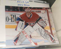 Carey Price signed 8x10 photo Canadiens Hockey / Photo signée