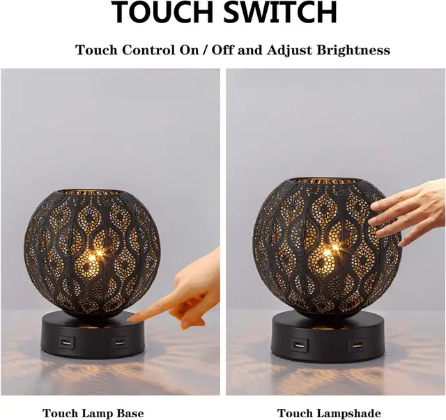 NEW Touch Dimmable LED Table/Beside Lamp with USB Charging in Indoor Lighting & Fans in Markham / York Region - Image 7