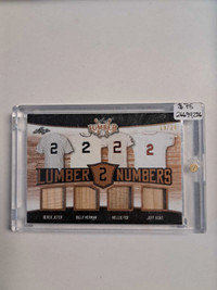 LUMBER 2 NUMBERS BASEBALL CARD (26694236)