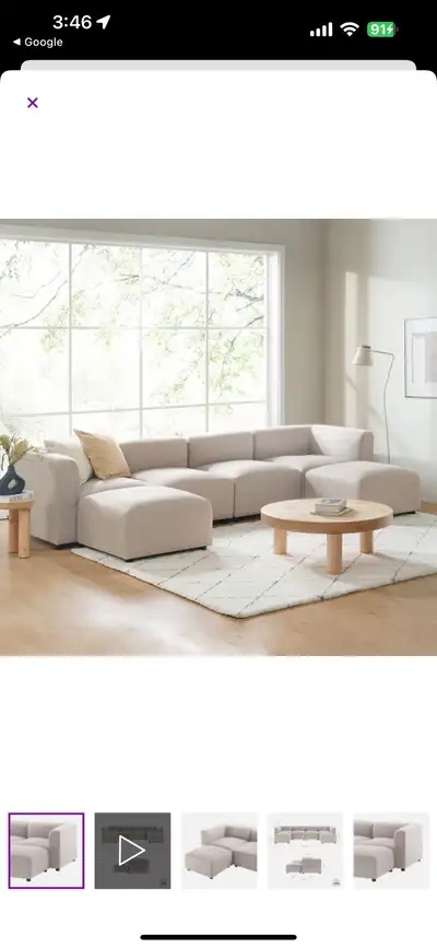 Upholstered Sectional, View more