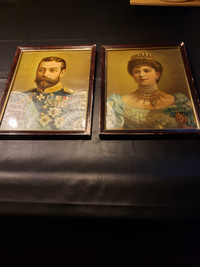 king george v and queen mary coronation lithography 1910