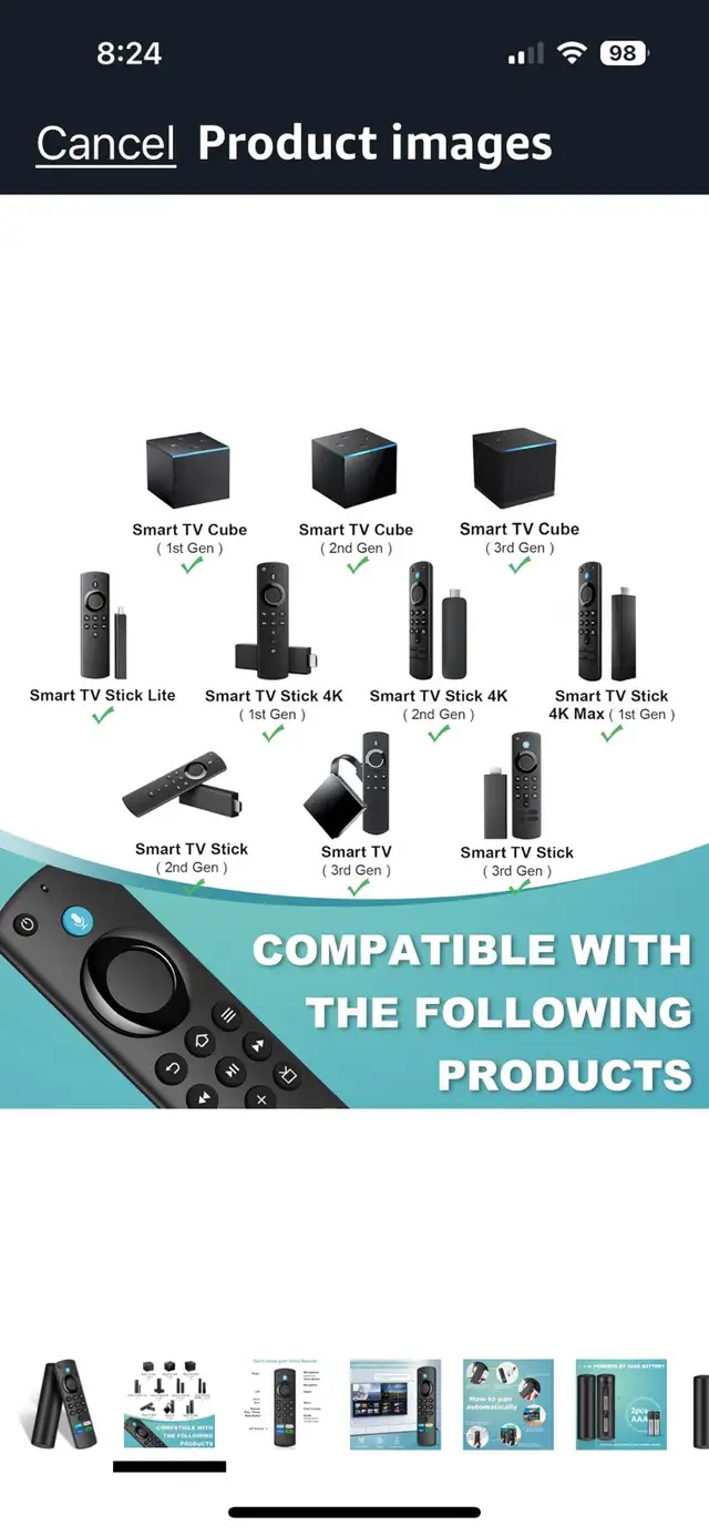 LG TV 42” and FireStick (remote and all) in TVs in Ottawa - Image 3