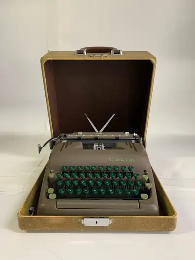 Vintage Smith-Corona Silent Portable Typewriter - Works Perfect, View more