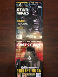 Magazines Cinescape et Best of Star Wars