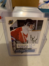 Chris Osgood AUTO Red Wings Goalie Ultimate Showcase 319