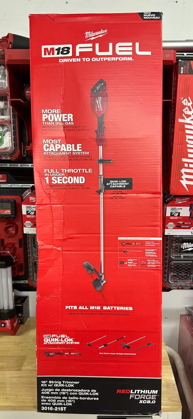 Milwaukee M18 Fuel String Trimmer w/ Quik-Lok Forge Kit