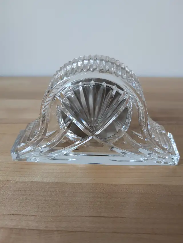 Waterford Crystal Desk Clock Quartz in Home Décor & Accents in Oakville / Halton Region - Image 4