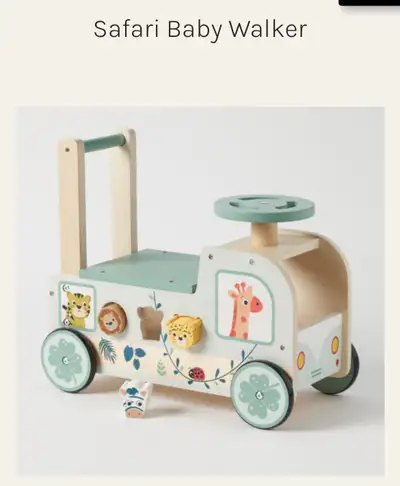 wooden baby activity push walker, View more