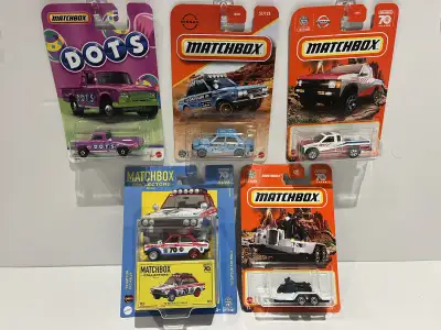 Some classic Macthbox Nissan/Datsun cars here, including two variations of the Datsun Rally and a VH...