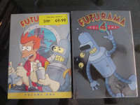 DVDs FUTURAMA S1 and S4