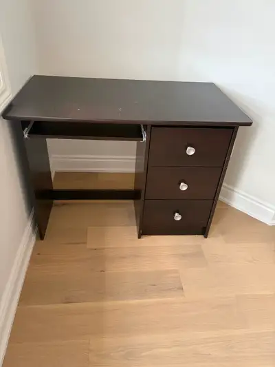 Dark Wood Computer/Study Desk SOLD AS IS, View more