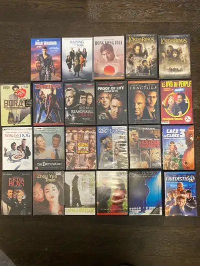 21 DVD movies and TV show, View more