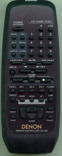 Denon RC-200 Remote Control