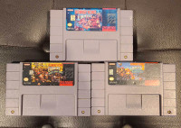 Donkey Kong Country - 1,2 and 3 - SNES - Nintendo