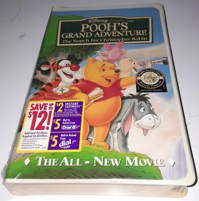 Disney POOH'S GRAND ADVENTURE Hi-Fi Stereo VHS Tape SEALED, View more