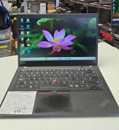 Laptop Lenovo T14 i7-1185G7 16Go DDR4 SSD 256Go NVMe 14po HDMI, View more