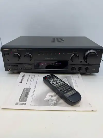 Technics SA-AX540 AV Control Stereo Receiver remote manual , View more