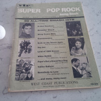 Super Pop Rock Song Book/ 120 Greatest Hits of 50's 60's 70's