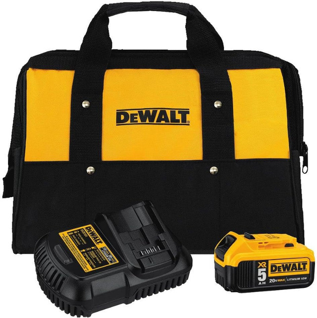 DEWALT 20V MAX Battery and Charger Kit with Bag in Power Tools in Hamilton