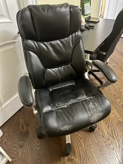 Used Black Leather Office Chair, View more