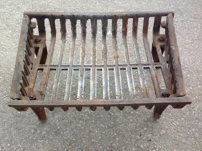 Fireplace cast iron insert 21 in W x 15 in x 9 in H, View more