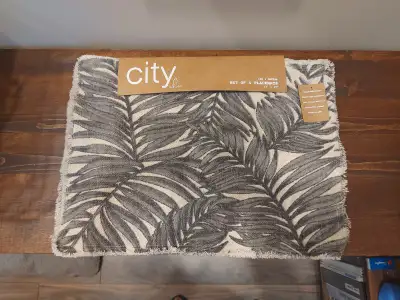 City Chic 100% Cotton Palm Tree Placemats, View more