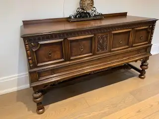 Large, Antique, Solid wood Dinning Room Buffet, View more