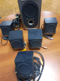 6pc-5.1 Altex Lansing 251 Theatre speakers for PC