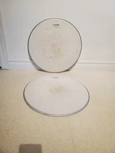 2PC Vintage 18" LUDWIG Drum Heads 1970's - Lots of Life Left VGC, View more