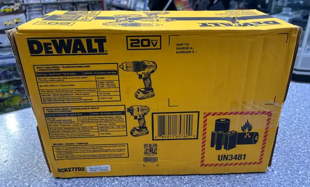 DeWalt DCK277D2 20V Brushless Drill Kit in Power Tools in Oshawa / Durham Region - Image 4