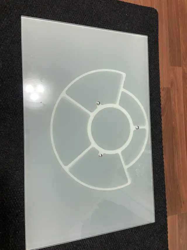 IKEA Glass, Swivel TV Stand in TV Tables & Entertainment Units in Delta/Surrey/Langley - Image 4