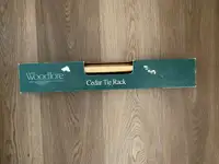 Woodlore Cedar Tie Rack