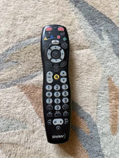Shaw Remote Control 2020B0-BX – TV Replacement Remote Description: Original Shaw remote control mode...