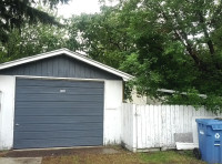 Single detached garage for personal storage