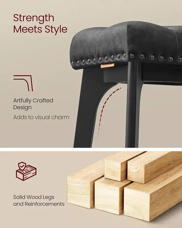 Counter Height Saddle Bar Stools, 26-Inch Backless Kitchen Stool in Chairs & Recliners in Markham / York Region - Image 10