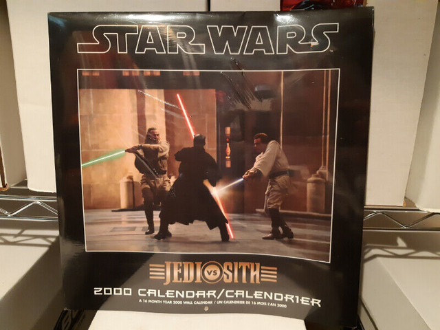 2000 Star Wars Jedi vs. Sith Wall Calendar - Brand New in Arts & Collectibles in Markham / York Region